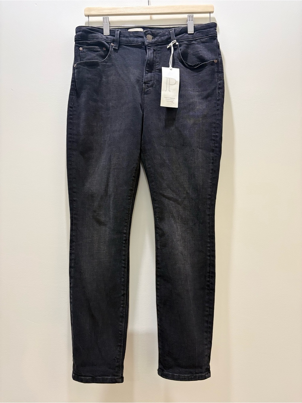 Pilcro Women's Straight Leg Black Jeans
